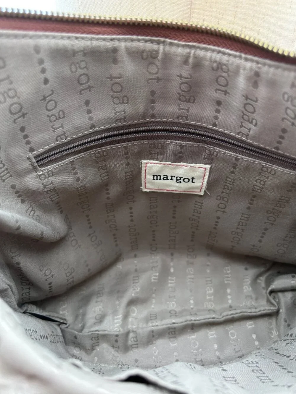 Margot New York Cognac Leather Slouchy Hobo Shoulder Bag